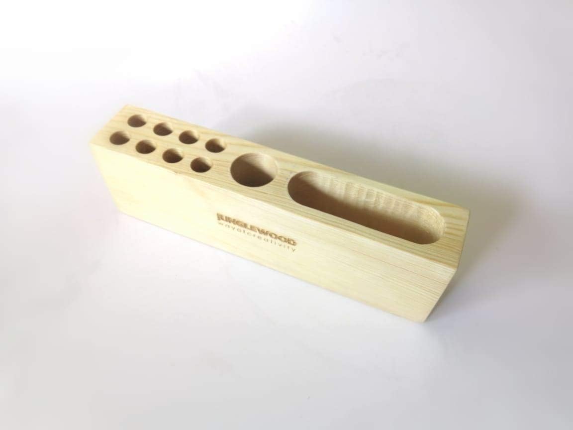 JUNGLEWOOD Wooden Business Card-Mobile Holder