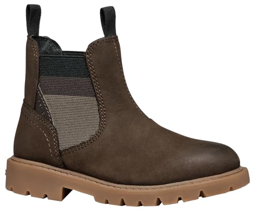 Facile da abbinare Geox J SHAYLAX BOY A - Stivale Chelsea, COFFEE,
