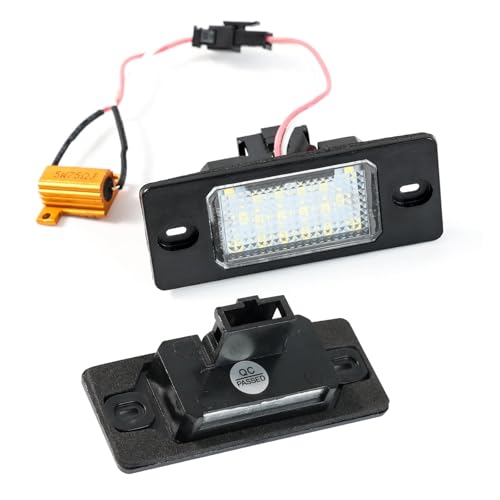 Luces LED matrícula VW Passat Tiguan Touareg Mk1 sin error plafón trasero
