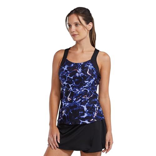 TYR Women's Square Neck Durafast Elite Tankini Top2