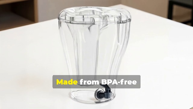 Buddeez Clear Drink 3.5 Gallon Plastic Beverage, Comes with Stand, Spigot, Ice Cone, Large Punch Dispenser for Parties