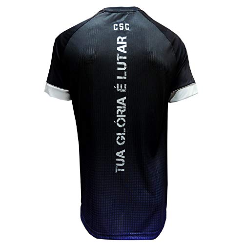 Camisa Masculina Licenciada Design Exclusivo Preta Roxo Time Ceará Futebol Clube (P)