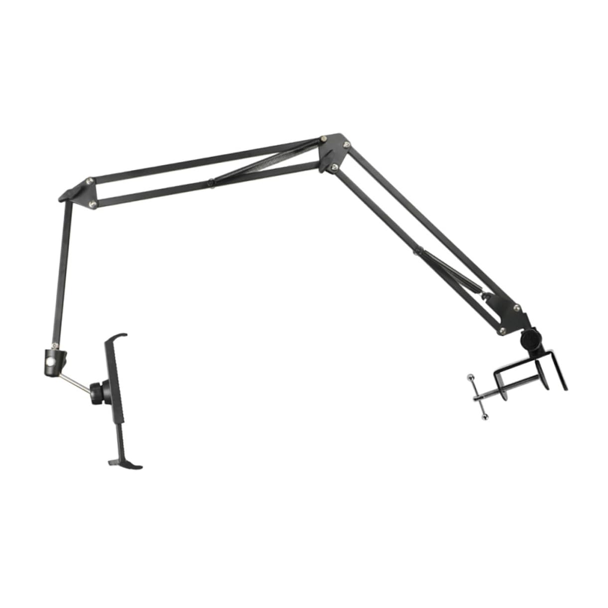 GARVALON Soporte para Teléfono Ajustable Soporte De Escritorio y Cama Metal y Plástico