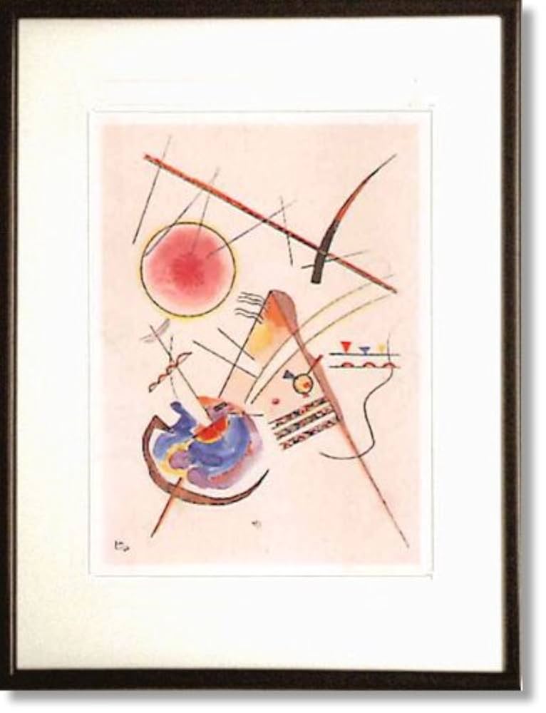 Amazon.co.jp: カンデンスキー・水彩画、ヘスの宿張より（カラー