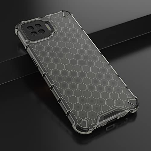 Image of Glasgow | for Oppo F17 Stylish Look Pattern Back Case Cover for Oppo F17 - Black