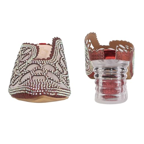 Image of Women Fancy Sandal for Women with Transparent Heel I Fashion Mules HN-900