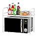 ShiSyan Kuchenka mikrofalowa Rack Półka Koszykowa Kuchnia Rack Counter Cook Rack Rice Cooker Piekarnik Stojak Biały (Kolor: Biały, Rozmiar: 6 0X30X50CM)