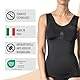 Risalti Shapewear Tanktop Mit Breitträgern - Top & Bh Ohne Bügel Integriert, Bauchweg Tank Top Für Body, Shapewear Body Mit Bh Ohne Bügel Integriert - Made In Italy