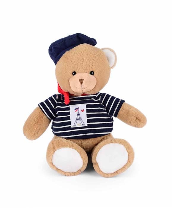 Porte-clés Peluche Ours Marinier Tour Eiffel DOUDOU ET COMPAGNIE | 14 Cm | Collection Amour De Paris | Cadeau Souvenir - 6