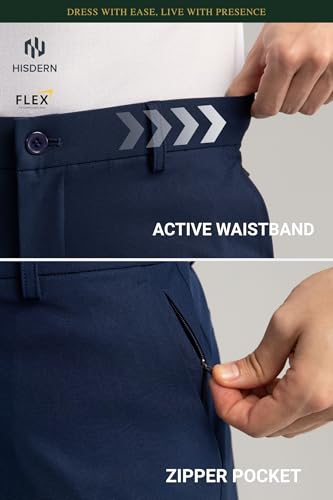HISDERN Flex 505 Navy Blue Pants