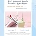 Upgraded 2 in 1 Needle Threaders Seam Ripper,Sewing Supplies,Multifunctional Sewing Tool, Quick Sewing Machine Loop Automatic Needle Threaders (Purple)