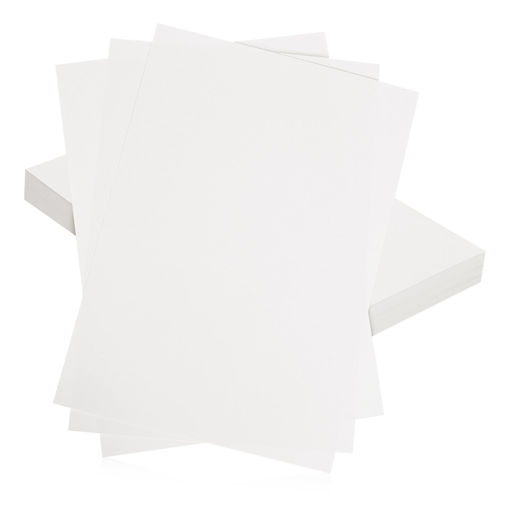 PartyKindom A4 Druckerpapier Blanko aus Zellstoff mit Glatter Oberfläche und Schmierschutz in Beige für Kleines Büro 100 Blatt Mehrfachpack