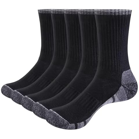 YUEDGE Women's Moisture Wicking Sports Socks Cover