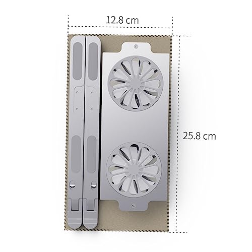 Base para laptop con ventilador LALAFINA color plata miniatura 2