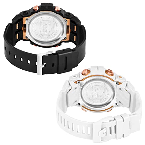 Image of Digital Unisex Watch (Multicolour Dial Multi Colored Strap)