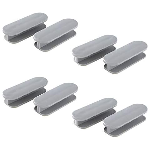 Gativs Tirador Puerta Cristal 8 Piezas Manija Autoadhesiva Gris Cover