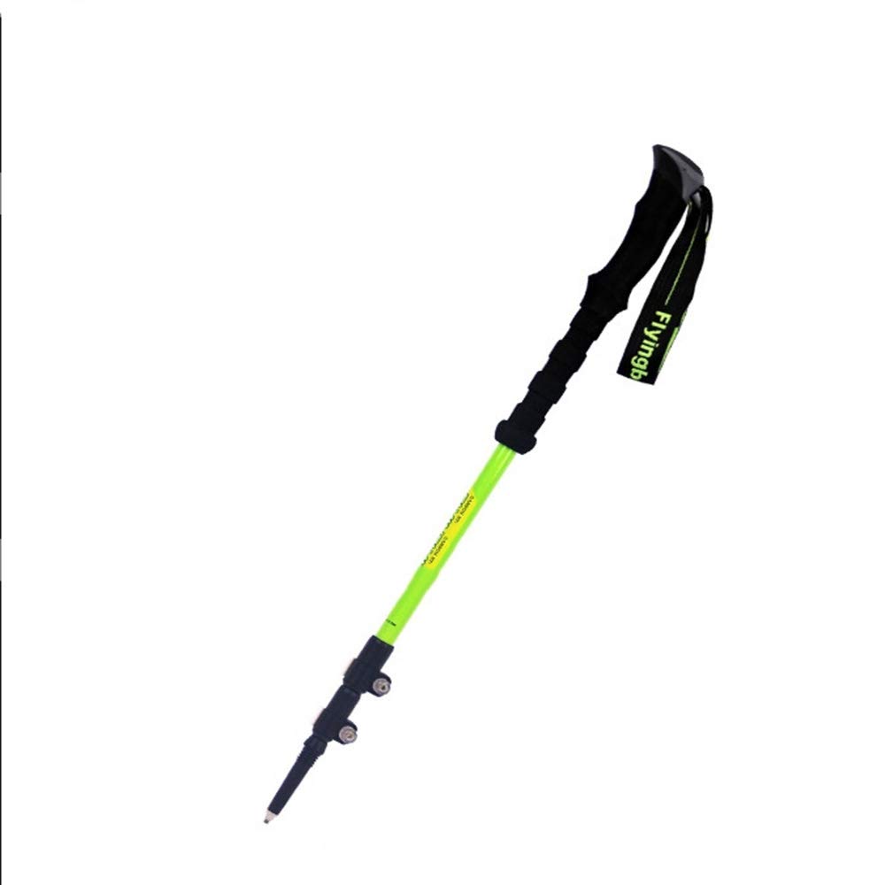 GSP Trekking Pali 3 sezioni Multifunzione Bastoncini da Passeggio Bastone da Trekking Accessori Lega di Alluminio 135cm Maniglie Regolabili per Esterno Lunghezza Lega di Alluminio al tungsteno