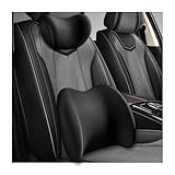 ZNDAW Car Headrest & Lumbar Support Cushion, Ergonomic Memory Foam Car Neck Back...