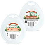 SOL 2pk Universal Garden Strimmer Wire, 20m x 1.2mm Clear Durable Nylon Cord Trimmer Line, Universal Fit & Suitable for All String Petrol & Electric Trimmers for Grass Cutting & Precision Trimming