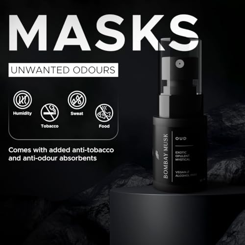 Image of Bombay Musk Oud Luxury Car Perfume | Long Lasting Car Fragrance & Car Freshener | Alcohol Free & Plant Based | 60+ Days | 200+ Sprays | Perfume for Car