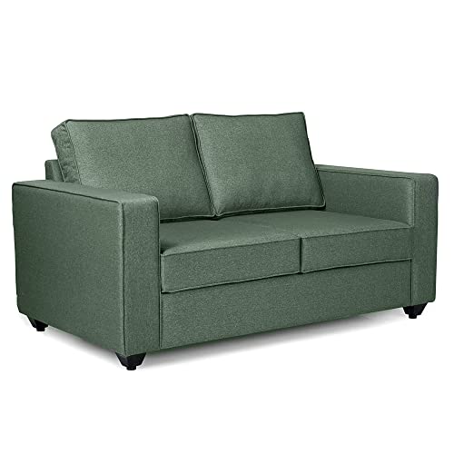 Image of Wakefit Sofa Set | 3 Year Warranty | Sofa 6 Seater, 6 Seater Sofa for Living Room, Wooden Sofa Set, Sofa Set 3+2+1 Seater - Napper(Omega : Green)