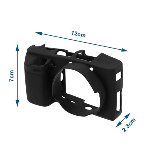 Coque silicone Sony A6000 accessoire boîtier numérique ILCE-6000 noir - 4