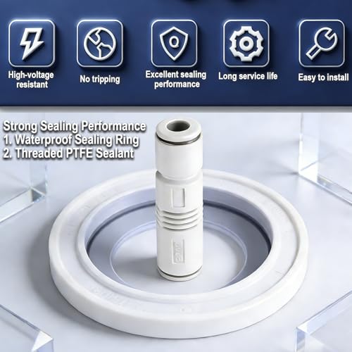 Heschen Pneumatischer Auswerfer ZU05S 6mm Push In One Touch Tube Typ (5)