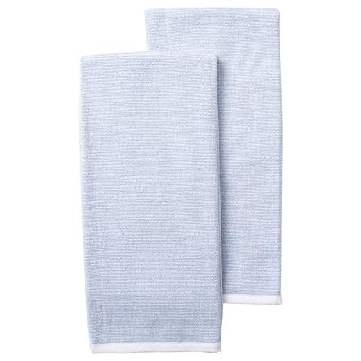 SOHO Living Simple Terry Kitchen Towels (Set of 2) (Simple Stitch Denim)