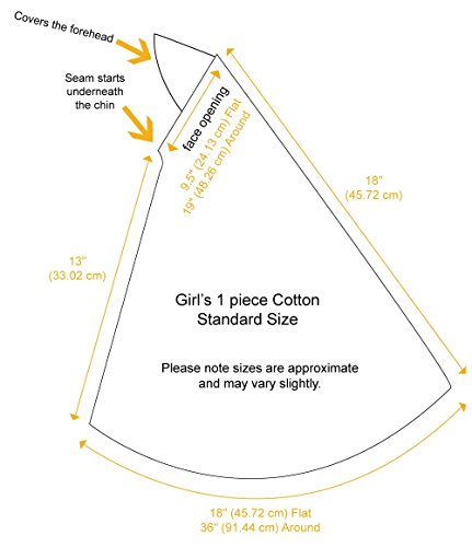 Middle Eastern Mall Girl's Hijab Cotton 1 piece Amira Headscarf2