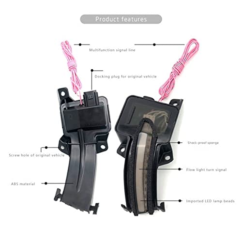 Clignotants rétroviseur Civic 10 dynamic LED clignotement défilant auto - 6