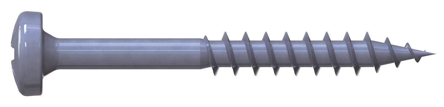 REISSER 37236/7 Screw Pan Head 3.525 mm PZD2 Blue Galvanised RN 9204 Partial Thread Silver