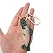 Multifunctional Acetate Fish Bag Clasp & Keychain Charm - Gold Tone Ring with Lobster Clasp, Fashion Accessory for Purse Keys DIY Decoration