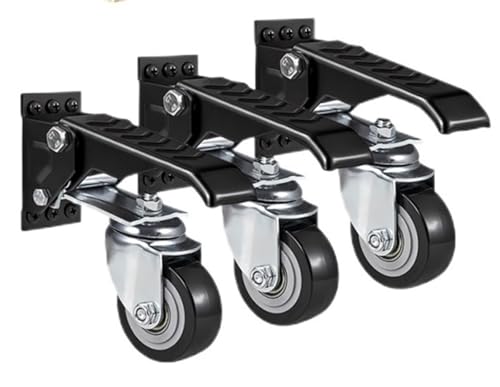 Roulettes d'établi rétractables latérales pour stabiliser vos meubles lourds et stopper les vibrations
