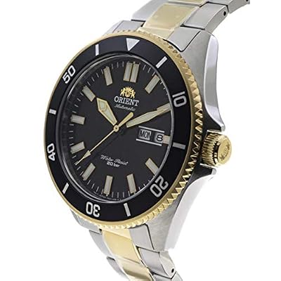 Orient Sports Mechanical Big Wave Limited Edition 200m 2 Tone Gold Watch RA-AA0917B