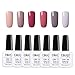 Produktbild UV Nagellack set von Elite99 Maniküre Set Nagellack UV LED Soak off Gel Polish UV Lacke nudefarben 6x 12ML