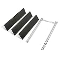 Grill Replacement Parts for Weber Spirit, 7635 Flavorizer Bars 15.3 Inch Flavorizer Bars and 69785 Burner for Weber Spirit I & II 200 with Front Control, Spirit E210, E220, S210, S220