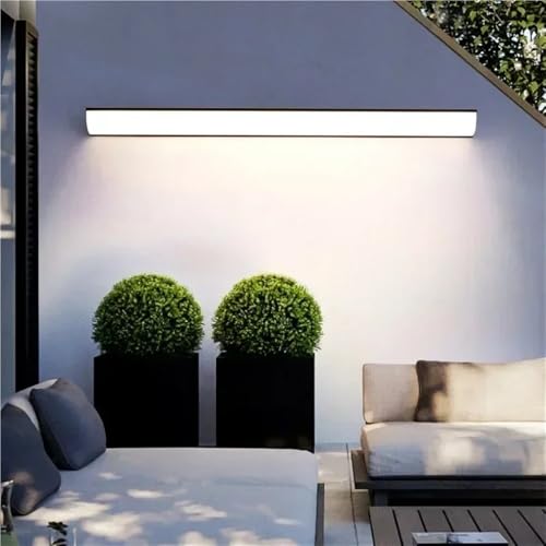 Aplique exterior impermeable para fachadas oscuras con LED regulable blanco 4