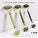BAIMEI IcyMe Gua Sha & Jade Facial Tools Face Roller and Gua Sha Set for Puffiness and Redness Reducing Skin Care Routine, Self Care Gift for Men Women - Green