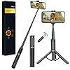Ailun Selfie Stick Tripod,Extendable Aluminum,3 in 1,Bluetooth Wireless Remote and 360 Rotation Stand for iPhone 16/15/14/13/12/11/11 Pro/XS Max/XS/XR/X/8/7 and More Smartphones