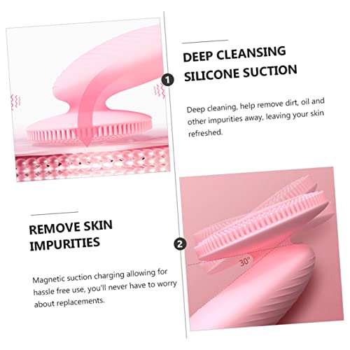 Healeved Limpador Facial Ferramenta De Limpeza De Poros Masajeador Esfoliante Escova Facial Esfolian