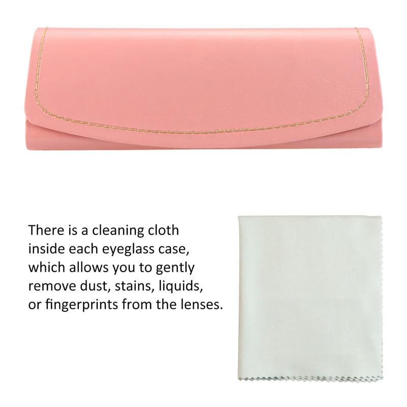Image of VisionGlobal Hard Shell Eyeglass Case for Eyeglasses and Sunglasses for Men /Women and Kids