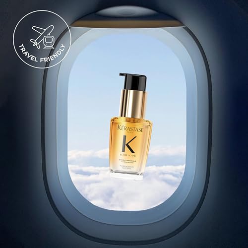 Miniatura 9 de Kérastase Aceite Elixir Ultime L Huile Originale, Recarga, Aceite Hidratante De Pelo, Protector Térmico, Rendimiento Anti-Frizz, Suavidad Y Brillo, Tamaño Viaje, Refill 30ml