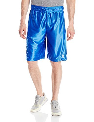 U.S. Polo Assn. Men's Dazzle Short with Side Print Panels, China Blue, X-Large