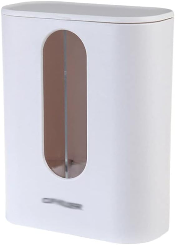 Double-cylinder Cup Taker with Lid Wall-mounted Holder Household Water Dispenser Snap-on Paper Rack