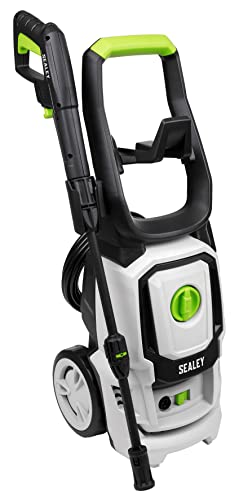 Image of Sealey Pressure Washer with TSS & Rotablast® Nozzle & Snow Foam Gun 130bar, 420L/hr, 1600W - PW1860