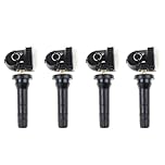 YAOPEI 4x Car Tire Pressure Sensor 433MHz Replacement for Vauxhall Astra K MK7 Corsa D E Meriva 13516165 13598773 13581561 13506028 Tire Pressure Monitoring System TPMS Sensor
