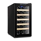 ✔ Equipado con seis estantes, el vino templado bodega tiene capacidad para 18 botellas ligeras Burdeos. clase energética A, su consumo es 10.27KW.h / 24 con una potencia de 70 W. Está equipado con un sistema anti-vibración con un nivel de ruido de 25 dB.