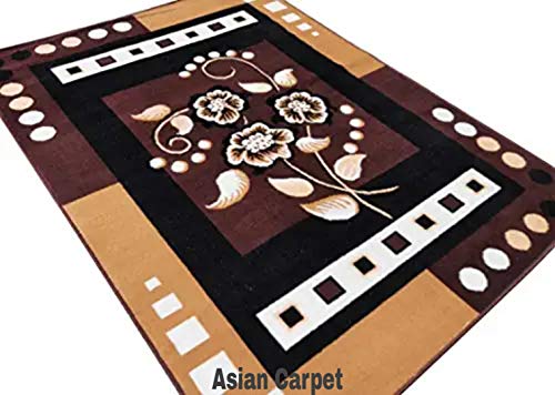 Image of Anti Skid Soft Acrylic Wool Carpet for Living Room & Bedroom (Design 2, 6 x 8 Feet)