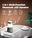 Portable Bluetooth Speaker,LED Night Light Outdoor Wireless Speakers 5W HD Surround Sound & Enhanced Bass,Dual Pairing,USB/AUX-in/TF Card,for Camping Outdoors Home and Party