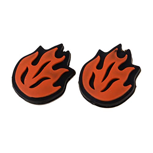 image for Prettyia 4 Pairs / 8Pcs Durable Silicone for Long Lasting Tennis Racke